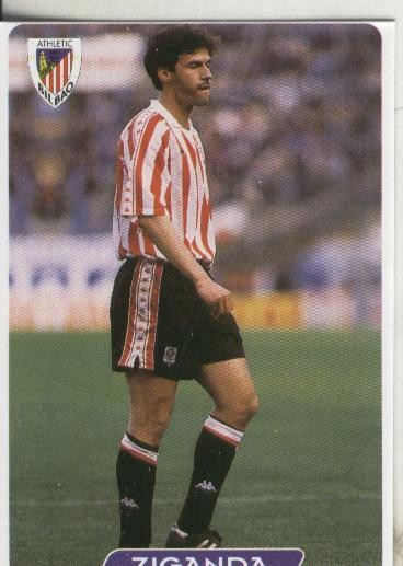 Cromos: Las fichas de la liga 95/96-Bilbao: Ziganda