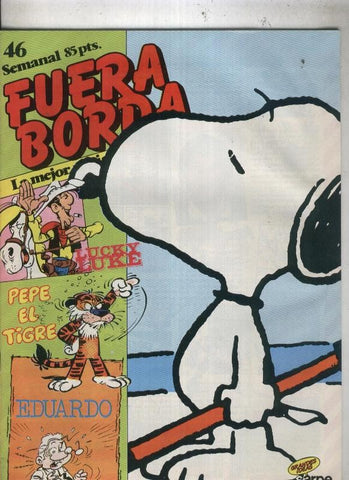 Fuera Borda numero 46 poster central de un pez