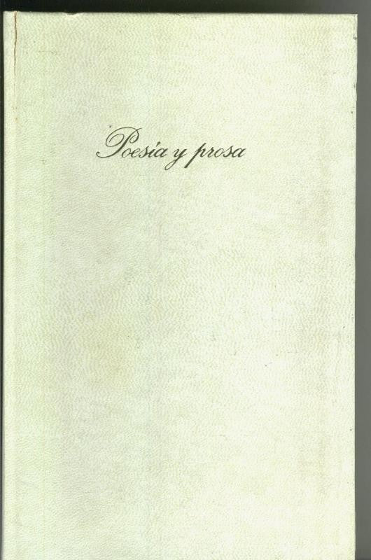 Poesia y prosa