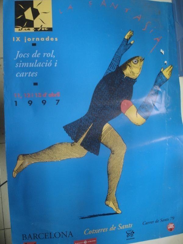 Poster: IX Jornadas Jocs de rol, simulacio i cartes 1997