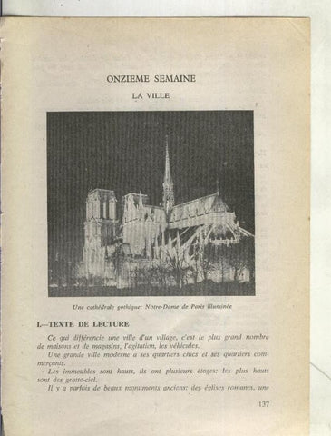 Foto: Une cathedrale gothique: Notre Dame de Paris illuminee