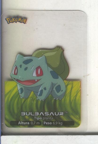 Cromos: Pokemon numero 001