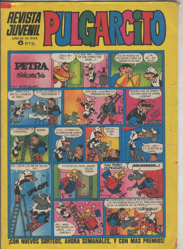 Pulgarcito numero 2145 (numerado 2 en trasera)