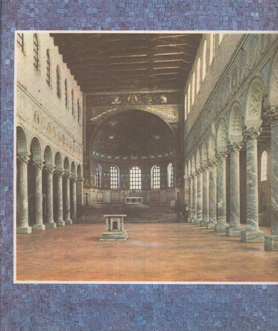 Historia de la Iglesia: Interior de la Basilica de San Apollinar in Classe,Ravena