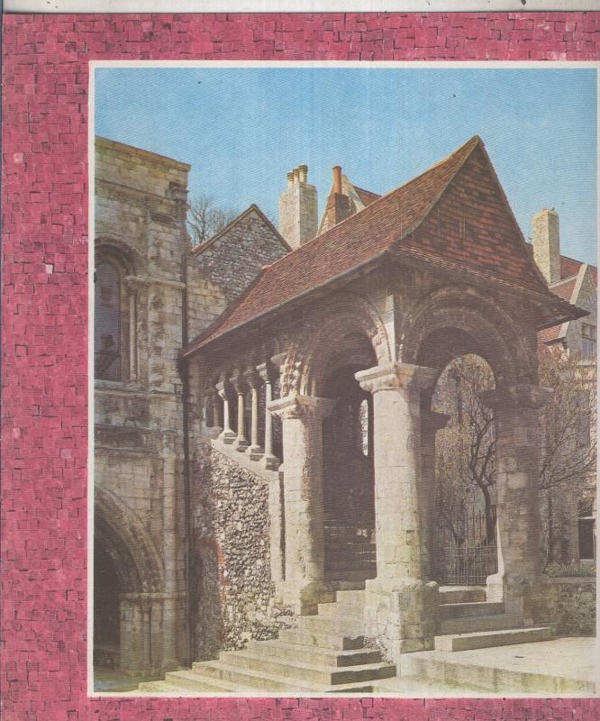 Historia de la Iglesia: Escalera entrada colegio del rey en Cantorbery