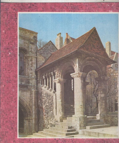 Historia de la Iglesia: Escalera entrada colegio del rey en Cantorbery
