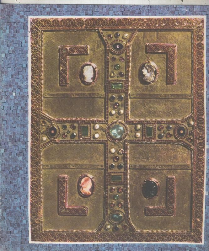 Historia de la Iglesia: Portada del evangeliario de Teodolinda en Monza