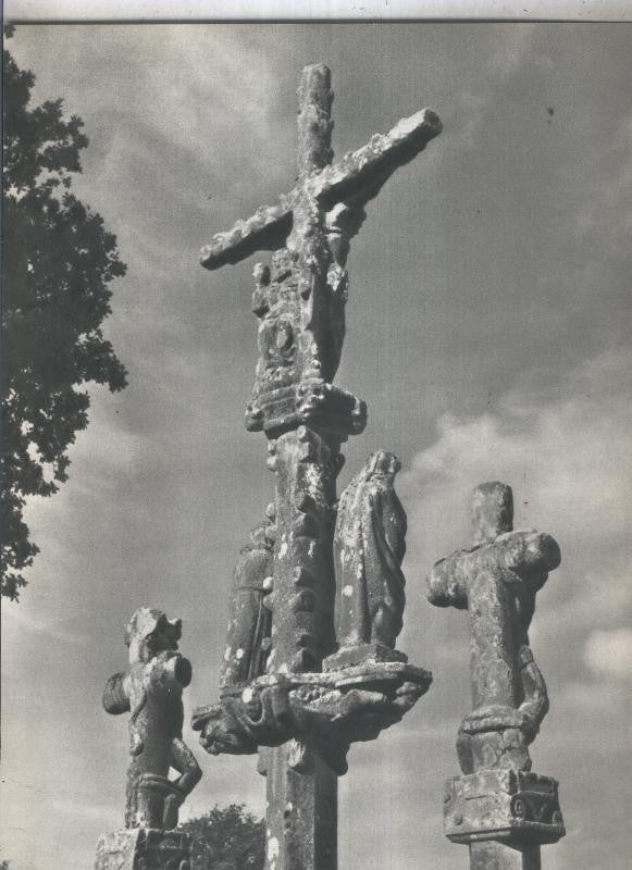 Lamina: La Bretagne: Guehenno: le calvaire, detail