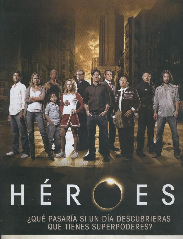 Heroes: folleto poster promocion de la serie