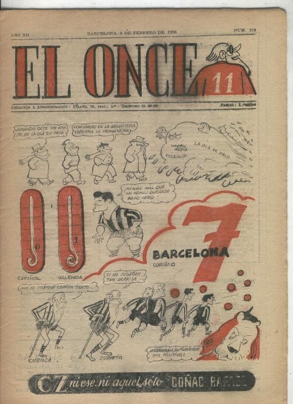 El Once revista deportiva numero 578