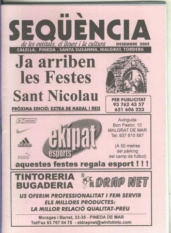 Sequencia Desembre 2005