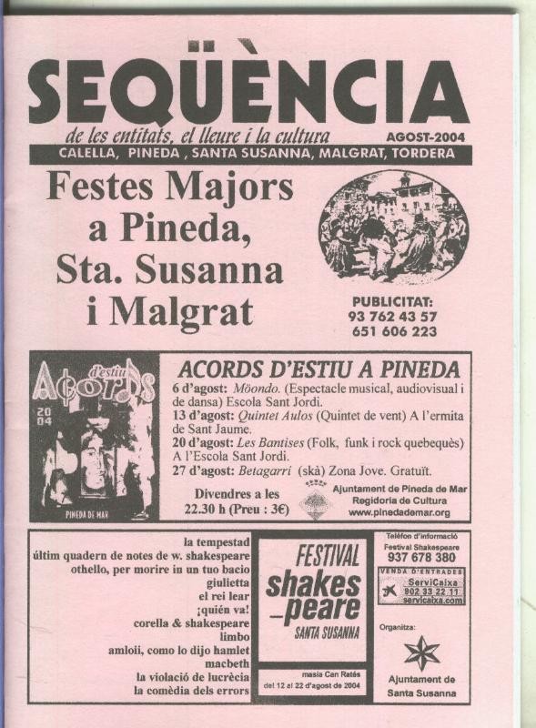 Sequencia agost 2004