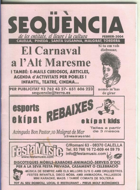 Sequencia febrer 2004