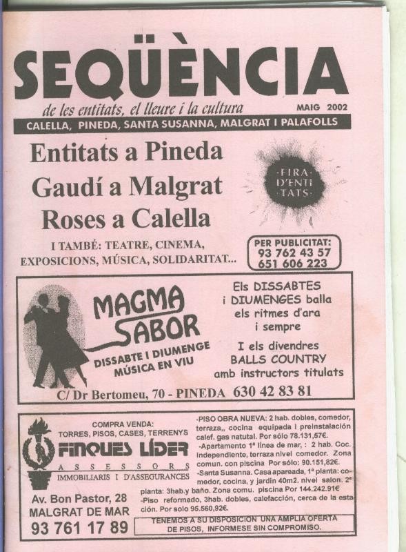 Sequencia maig 2002