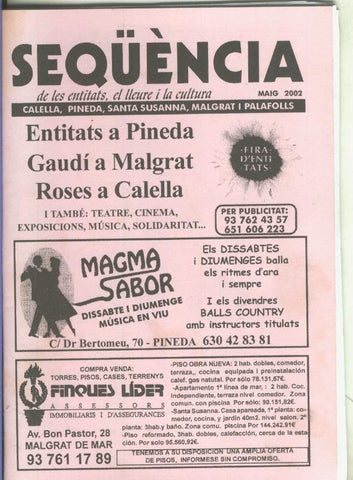Sequencia maig 2002