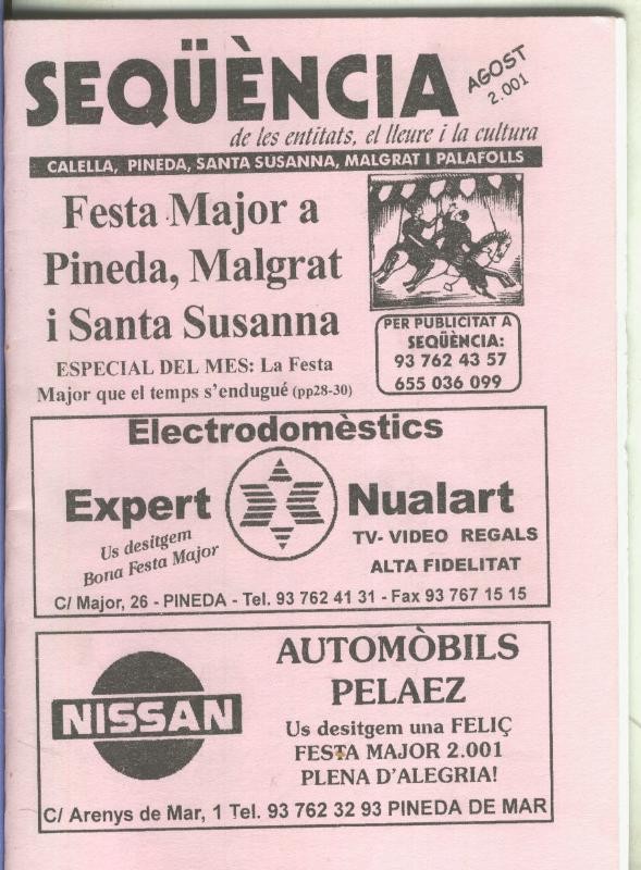 Sequencia agost 2001
