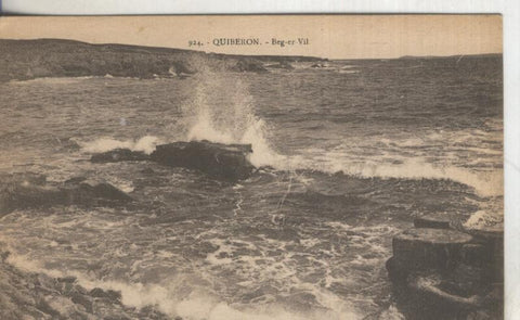 Postal B/N 0178 : Quiberon-Beg-er- Vil.-Francia