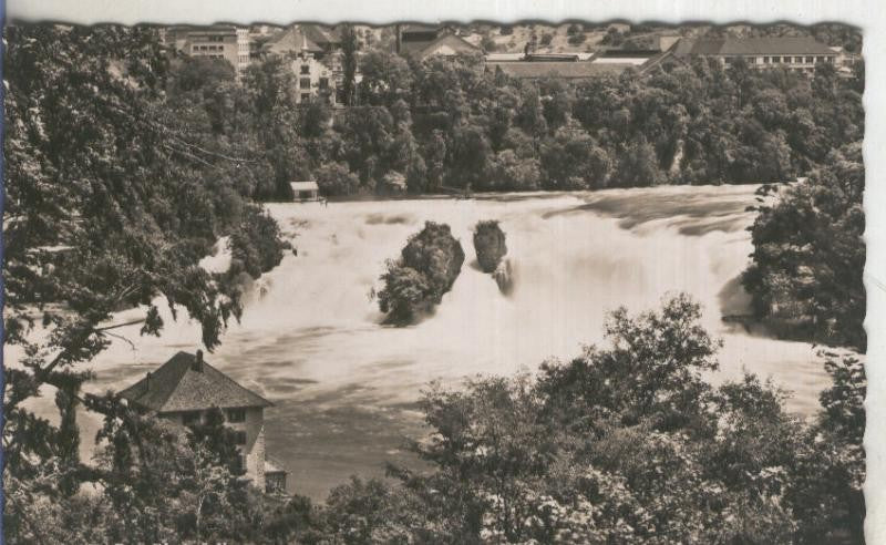 Postal B/N 0177 : Hotel Rest. Schlosschen Worth am Rheinfall