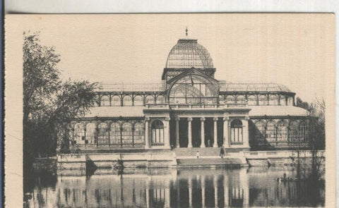 Postal  B/N 0163 : Palacio de Cristal en el Retiro de Madrid