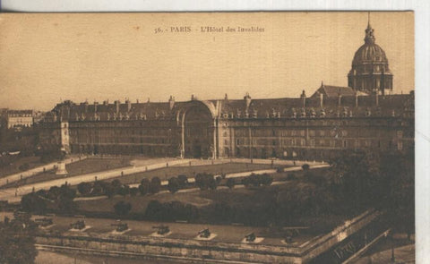 Postal  B/N 0159 : Hotel des Invalides en Paris, Edition Arts Patras