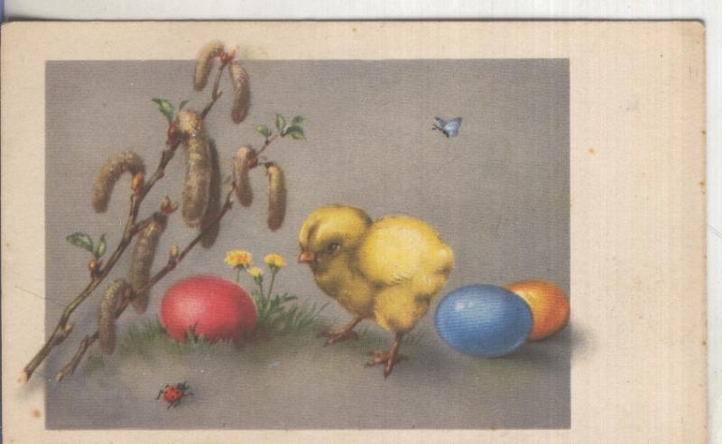 Postal  coloreada de epoca  0151 : tematica infantil