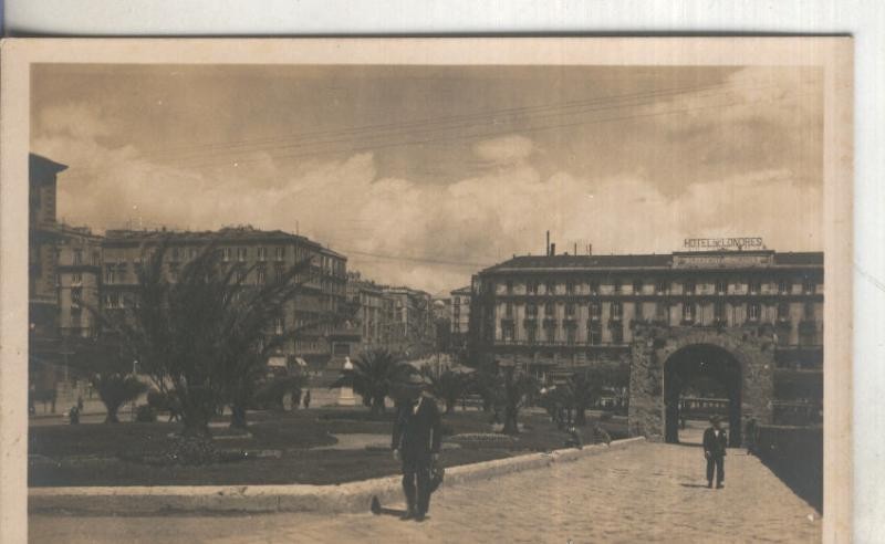 Postal  B/N 0138 : Piazza del Municipio verso Via Medina de Napoli