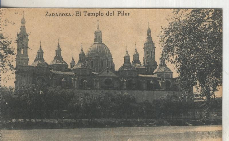 Postal  B/N 0123 : El Templo del Pilar en Zaragoza