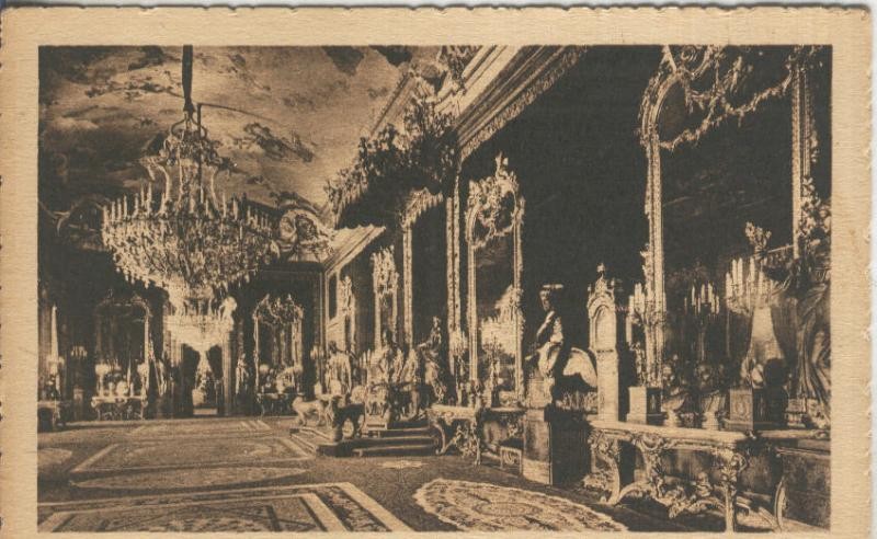 Postal  B/N 0119 : Salon del Trono del Palacio Real de Madrid