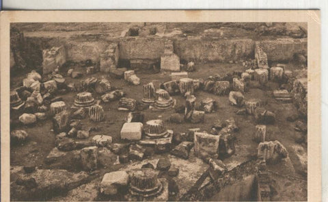 Postal  B/N 0116 : Ruines del Gimnas Roma de Tarragona