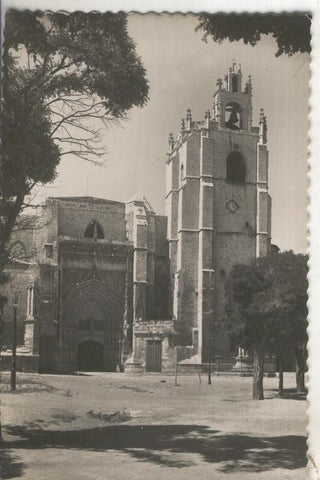 Postal B/N 0089 : Catedral, Torre y Puesta Episcopal de Palencia