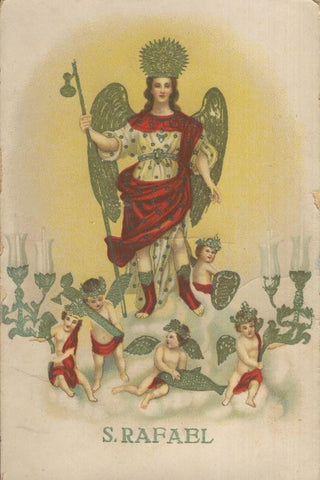 Postal coloreada de epoca 0080 : San Rafael