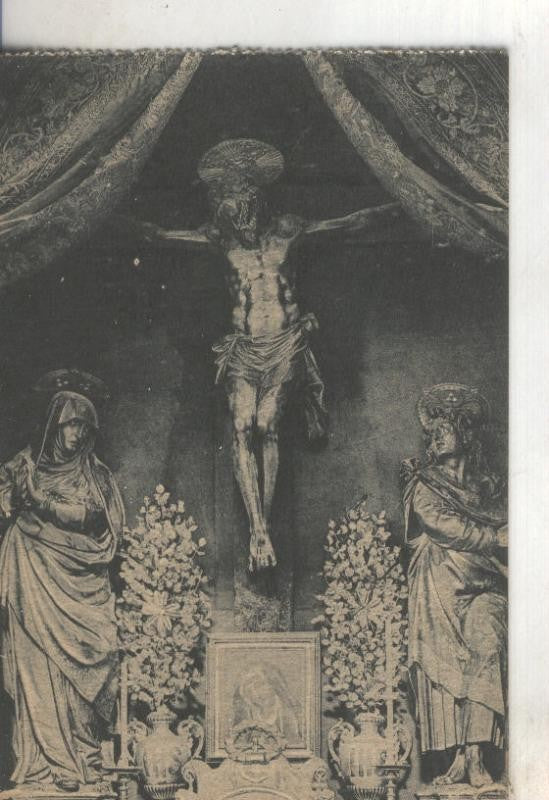 Postal B/N 0049 : Zaragoza: el cristo de la seo