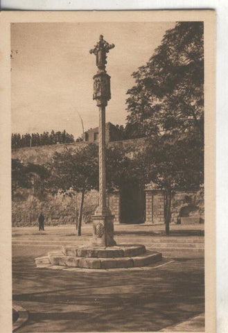 Postal B/N 0043 : Cruz y Puerta de San Antonio de Tarragona