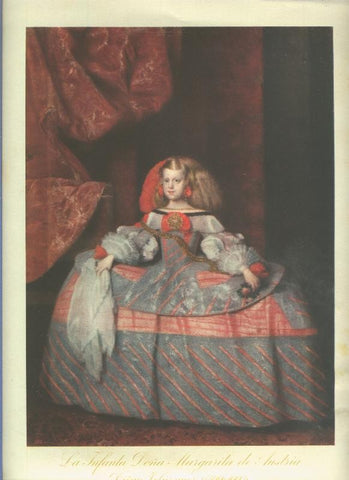 Lamina 05 para enmarcar: La infanta doña Margarita de Austria de Velazquez
