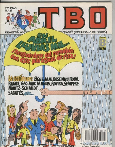 TBO de Ediciones B numero 027: portada de Muntañola