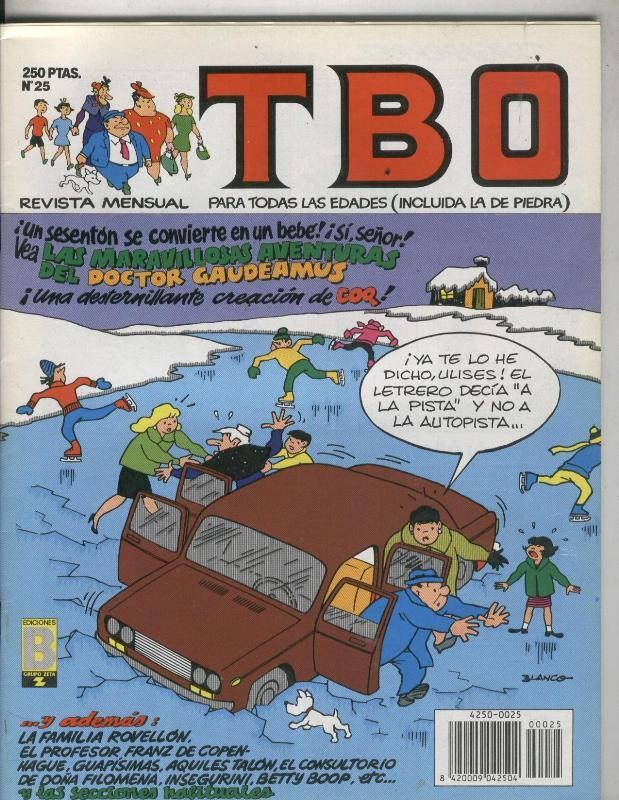 TBO de Ediciones B numero 025: portada de Blanco (familia Ulises)