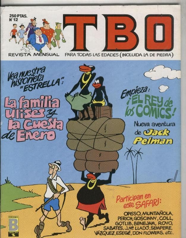 TBO de Ediciones B numero 012: portada de Coll
