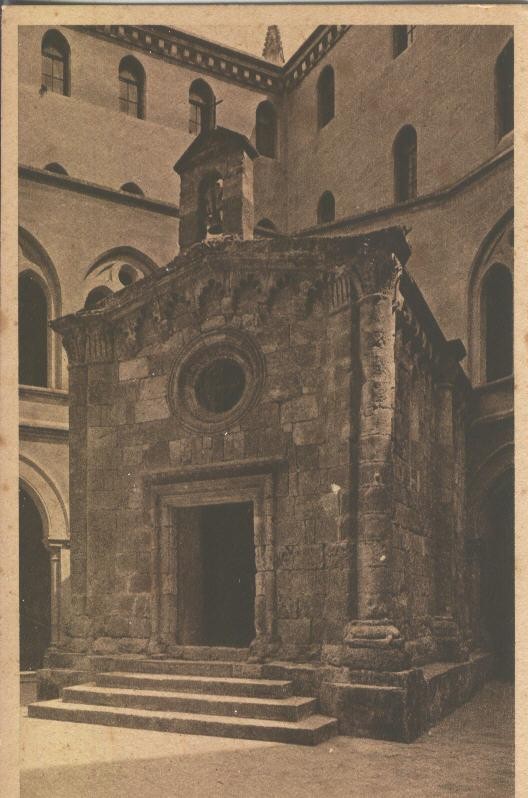 Postal B/N 0196 : Capella romanica de Sant Pau de Tarragona