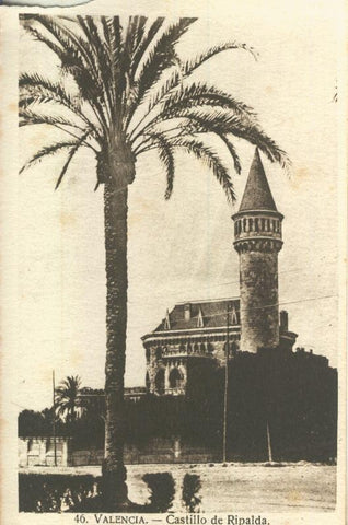 Postal B/N 0205 :  Castillo de Ripalda en Valencia