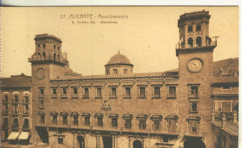 Postal B/N 0249 : Ayuntamiento de Alicante