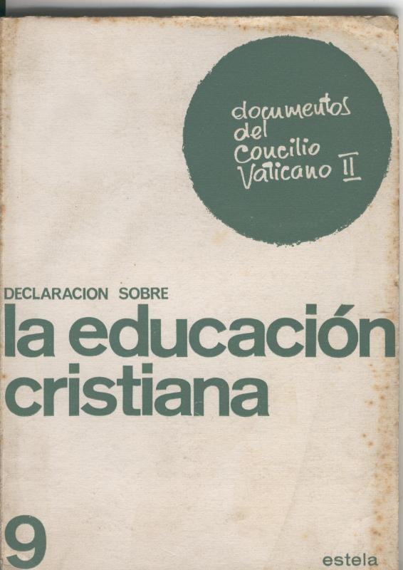 Declaracion sobre la educacion Cristiana