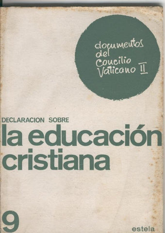 Declaracion sobre la educacion Cristiana