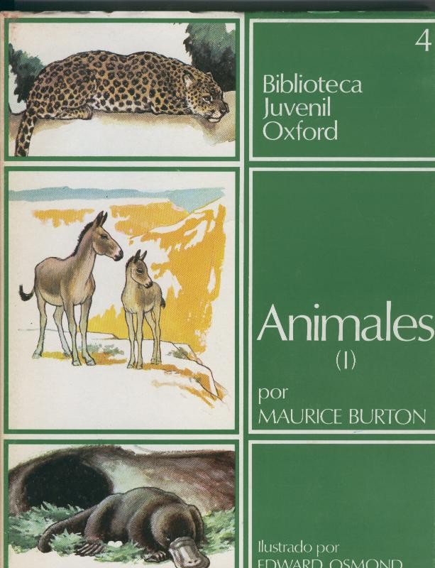 Biblioteca Juvenil Oxford volumen 4: Animales vol 1