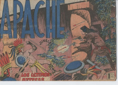Apache primera serie de editorial Maga  numero 49: Los ultimos aztecas
