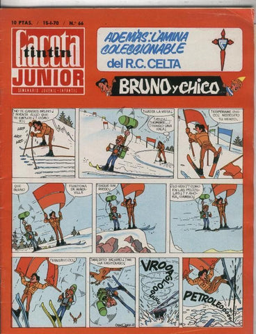 Gaceta Junior numero 66: poster Celta de Vigo