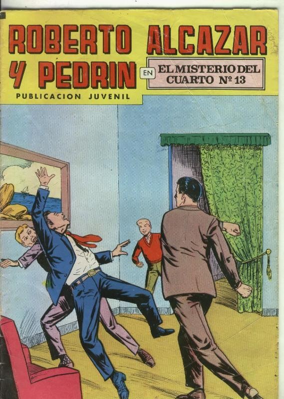 Roberto Alcazar y Pedrin color, numero 178: El misterio del cuarto nº 13
