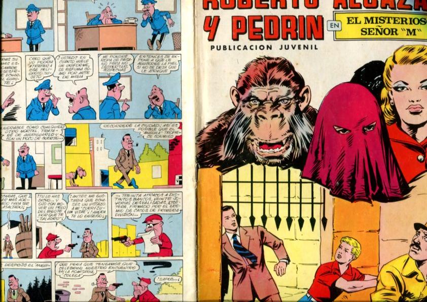 Roberto Alcazar y Pedrin color, numero 122: numerado 1 en trasera