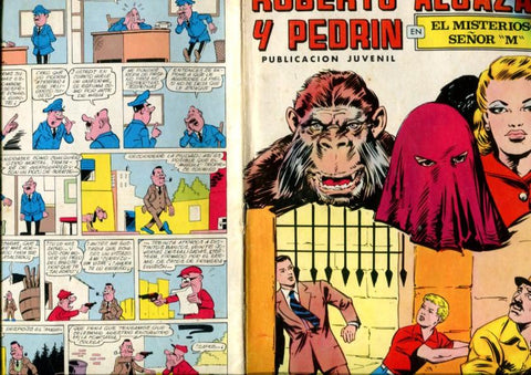 Roberto Alcazar y Pedrin color, numero 122: numerado 1 en trasera