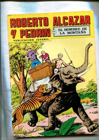 Roberto Alcazar y Pedrin color, numero 128: El hombre de la montaña