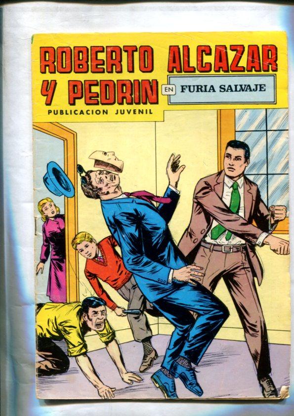 Roberto Alcazar y Pedrin color, numero 154: Furia salvaje